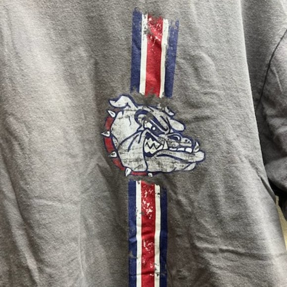 Men's Charcoal Grey Gonzaga Bulldogs short sleeve t-shirt - Picture 3 of 5